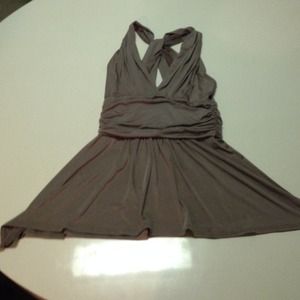 Brand new sexy Taupe Top New!