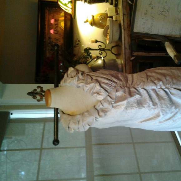 s/l dress cream taupe color