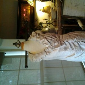 s/l dress cream taupe color