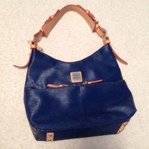 Dooney & Bourke Navy "Cork" Bag