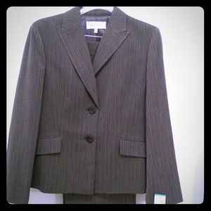 Gray Pinstripe Suit