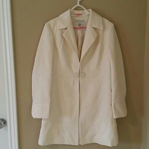 Cream Dress Coat