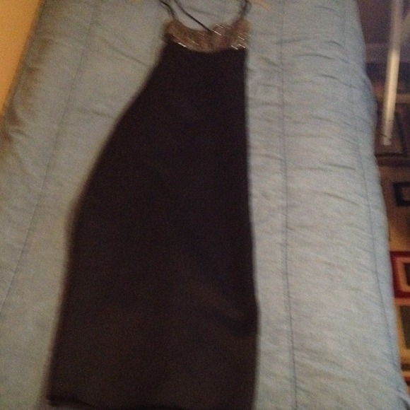 Black evening gown