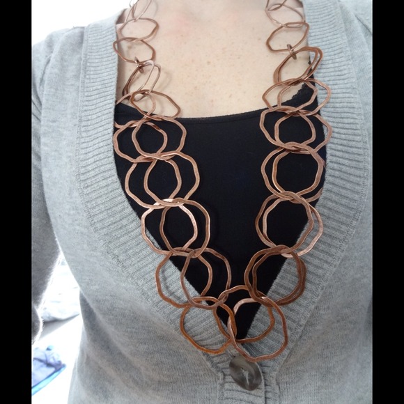 Sold in bundle Copper Expandable Necklace - Picture 3 of 3