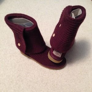 Ugg Australia Classic Cardy "Fig" Boots Size 9