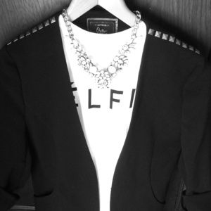 Jackets & Coats - Essential black studded blazer Jackets & Coats - Essential black studded blazer