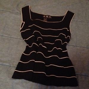 Black With White small stripe shirt