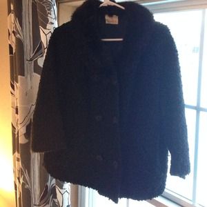 Vintage Black fur coat