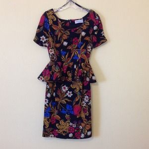 Dress, 2 piece floral.