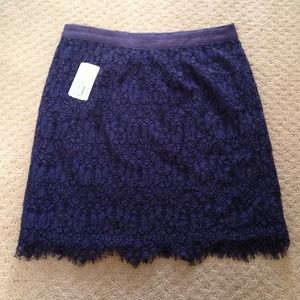 Navy Blue Skirt Size Small