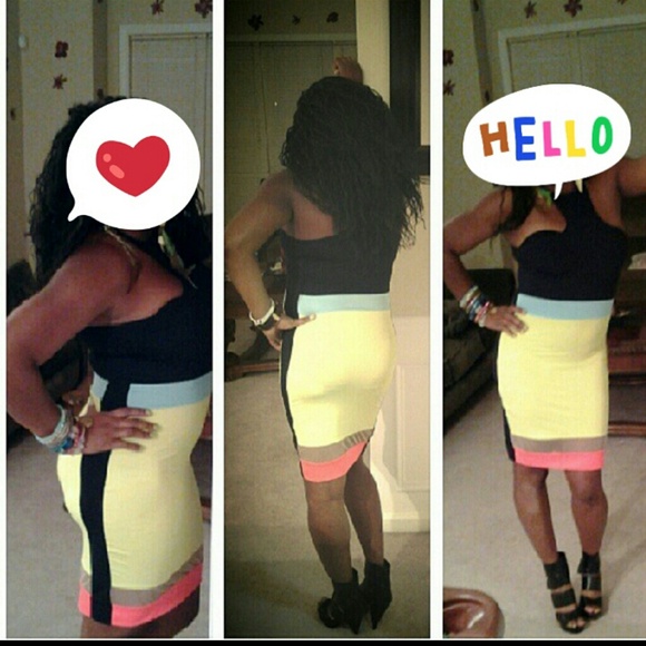 Super stylish modern body con dress
