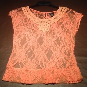 Coral top!
