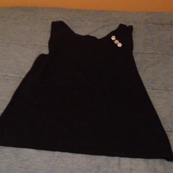 Black with Bling flowers