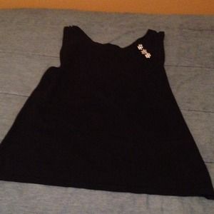 Black with Bling flowers