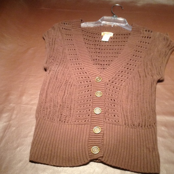 Brown sweater top