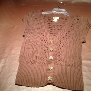 Brown sweater top