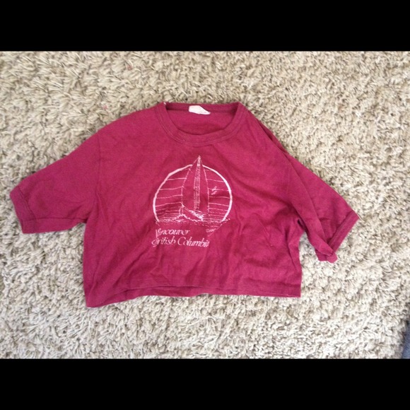 vintage crop top