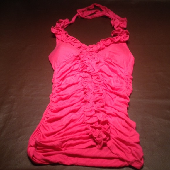 Hot pink halter top!