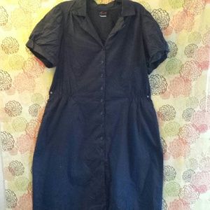 SOLD-Bundle Torrid Blue Shirt Dress