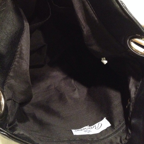 🔥🔥SALE NWT Braciano Purse W Gold Silver Rivets! - Picture 3 of 3