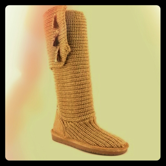BEAR PAW KNIT BOOTS