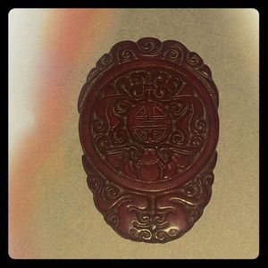 Red Jade Necklace Pendant