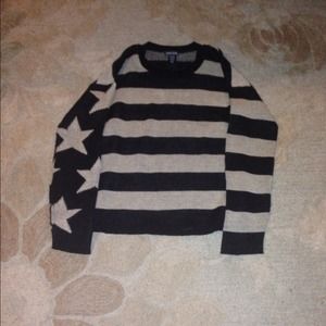Black and brown flag sweater