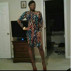 Bundled for @RitaB Multi Color Bodycon dress