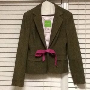 Lilly Pulitzer Wool herringbone Drew Jacket