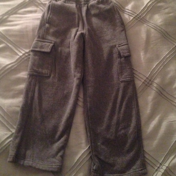 SOLD**Like New boys grey sweat pants