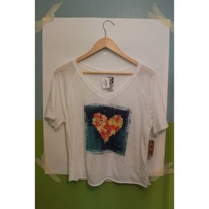 Billabong Sheer Boxy Floral Tee