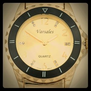 Golden faced boyfriend watch NWOT