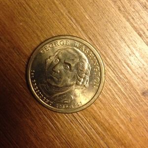 A 1797 gold $1 coin paid $30 for when I bought it