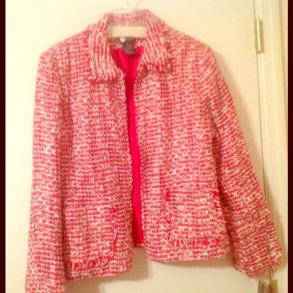 Red Tweed Jacket! REDUCED!!!!
