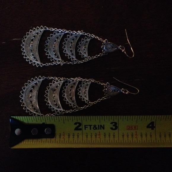 CLEARANCE Dangling Indian Moroccan style earrings - Picture 3 of 3