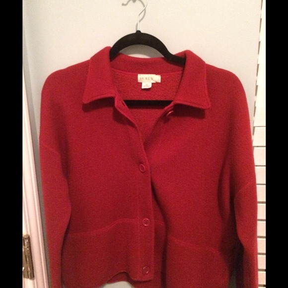 J. Crew red sweater!