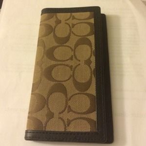 Coach check cover