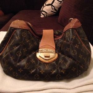 Louis Vuitton embroidery hand bag