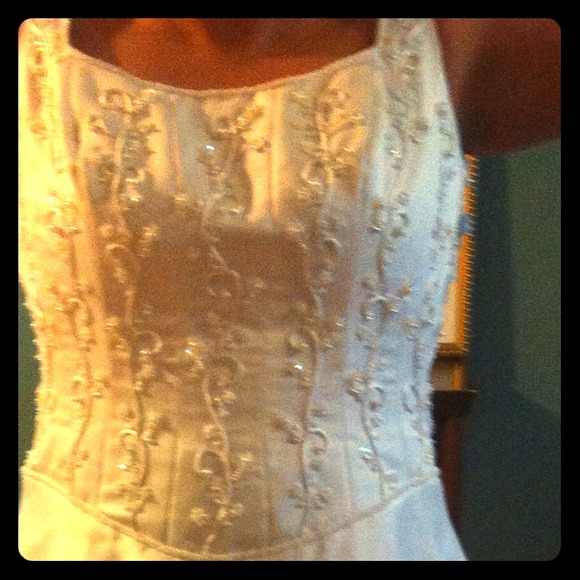 Weddings dress-dry cleaned