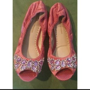 Rhinestone Ballet  Flats