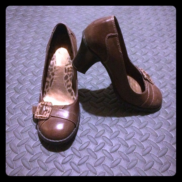 Brown heels