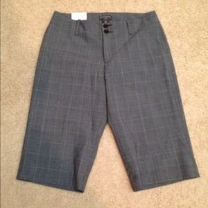 Below the knee dress pants.