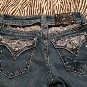 Miss Me Diamond Studded Jeans