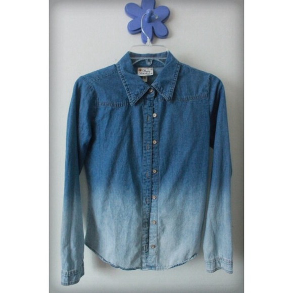 Button up jean shirt