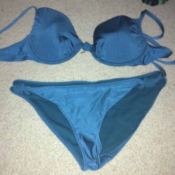 Blue bikini