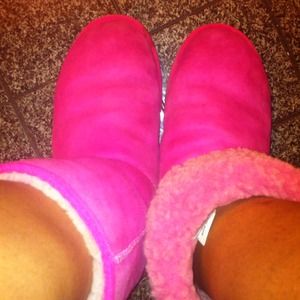 Hot pink UGG boots size 10