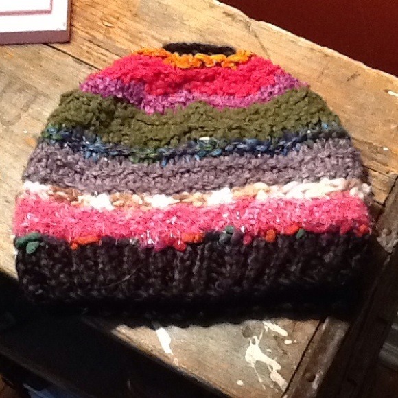 Mudd,One Size,Hand-Crafted,Multi,Beanie,Winter Cap