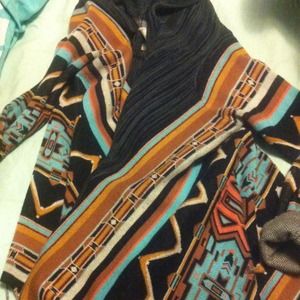 Billabong Aztec fringe cardigan