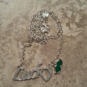 Lucky mustache necklace