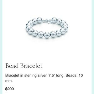 Tiffany's Sterling Silver Beads Bracelet